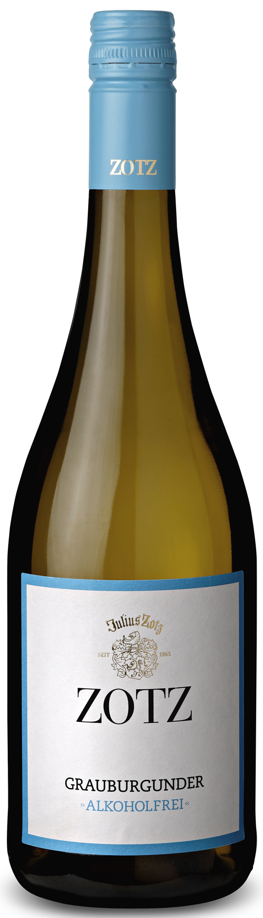 Dekoratives Bild | Flaschenfoto Grauburgunder alkoholfrei