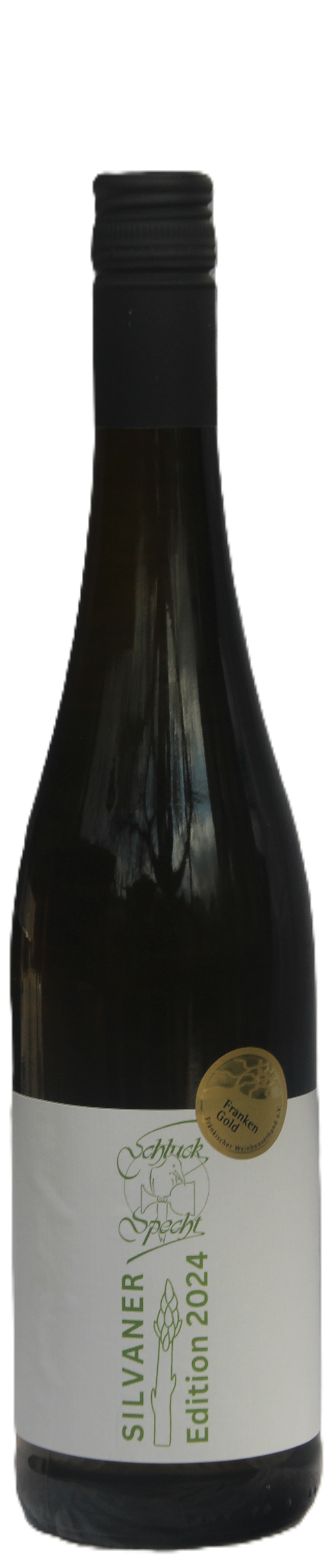 Dekoratives Bild | Flaschenfoto Silvaner Spargelwein